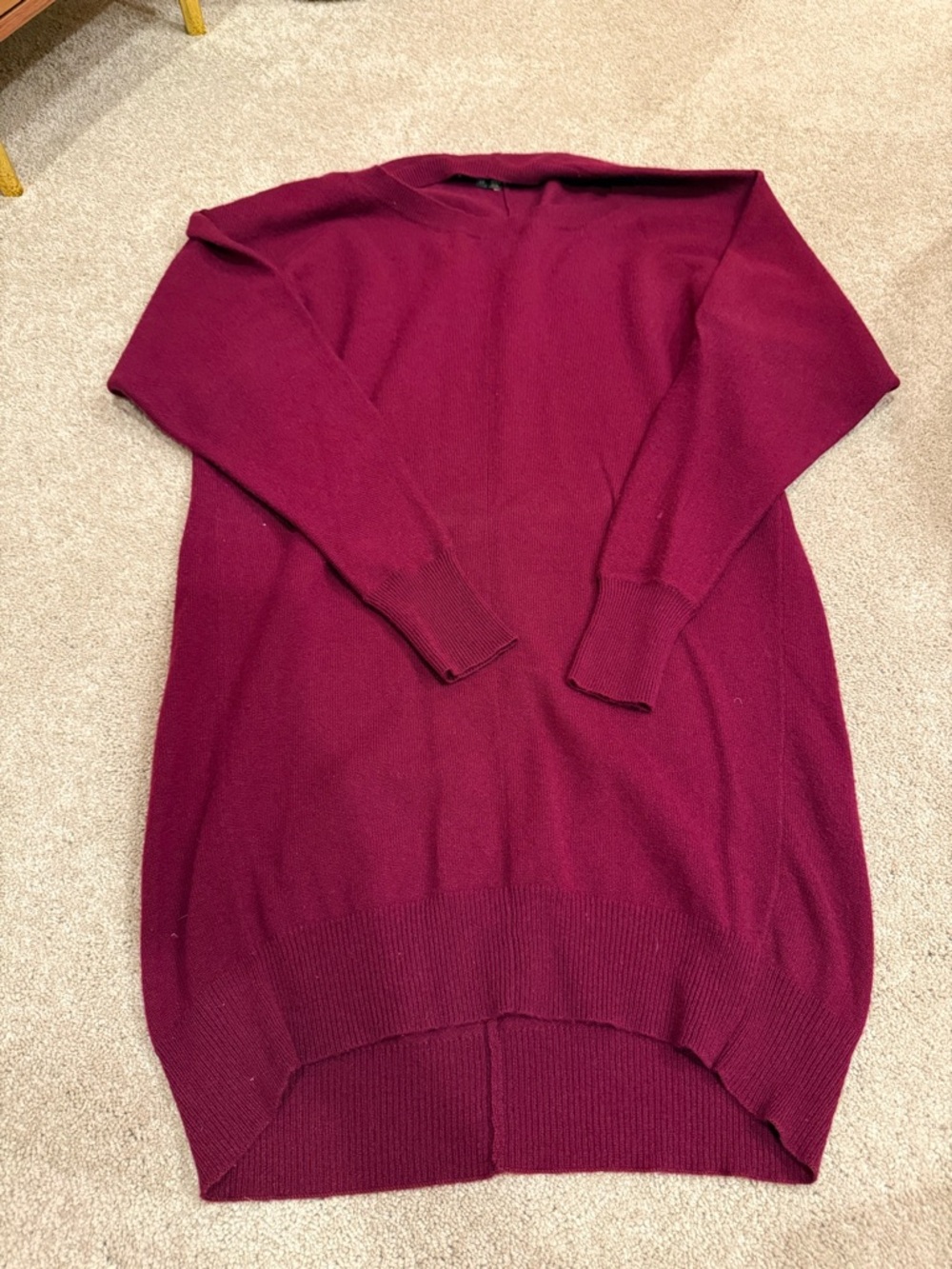Theory Women's Wine Crewneck Sweater